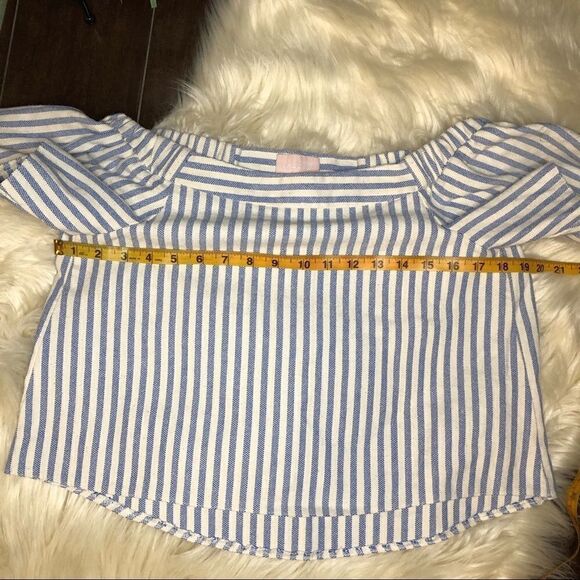 Farrow 2 piece off shoulder wide leg shorts sm/med - Picture 4 of 9